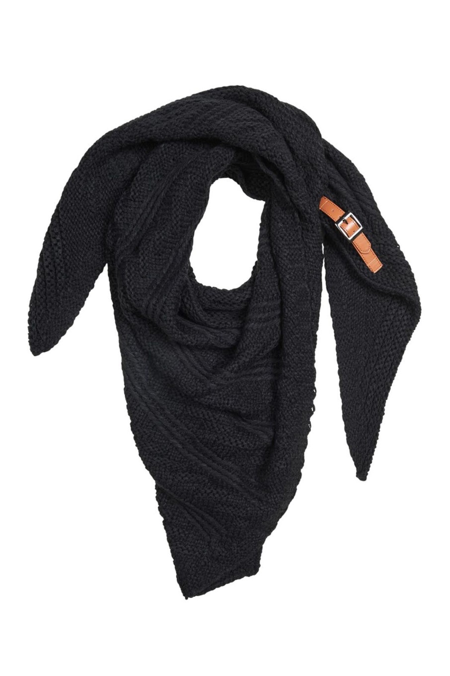 Accessories eb&ive | Sepia Cable Scarf - Ebony