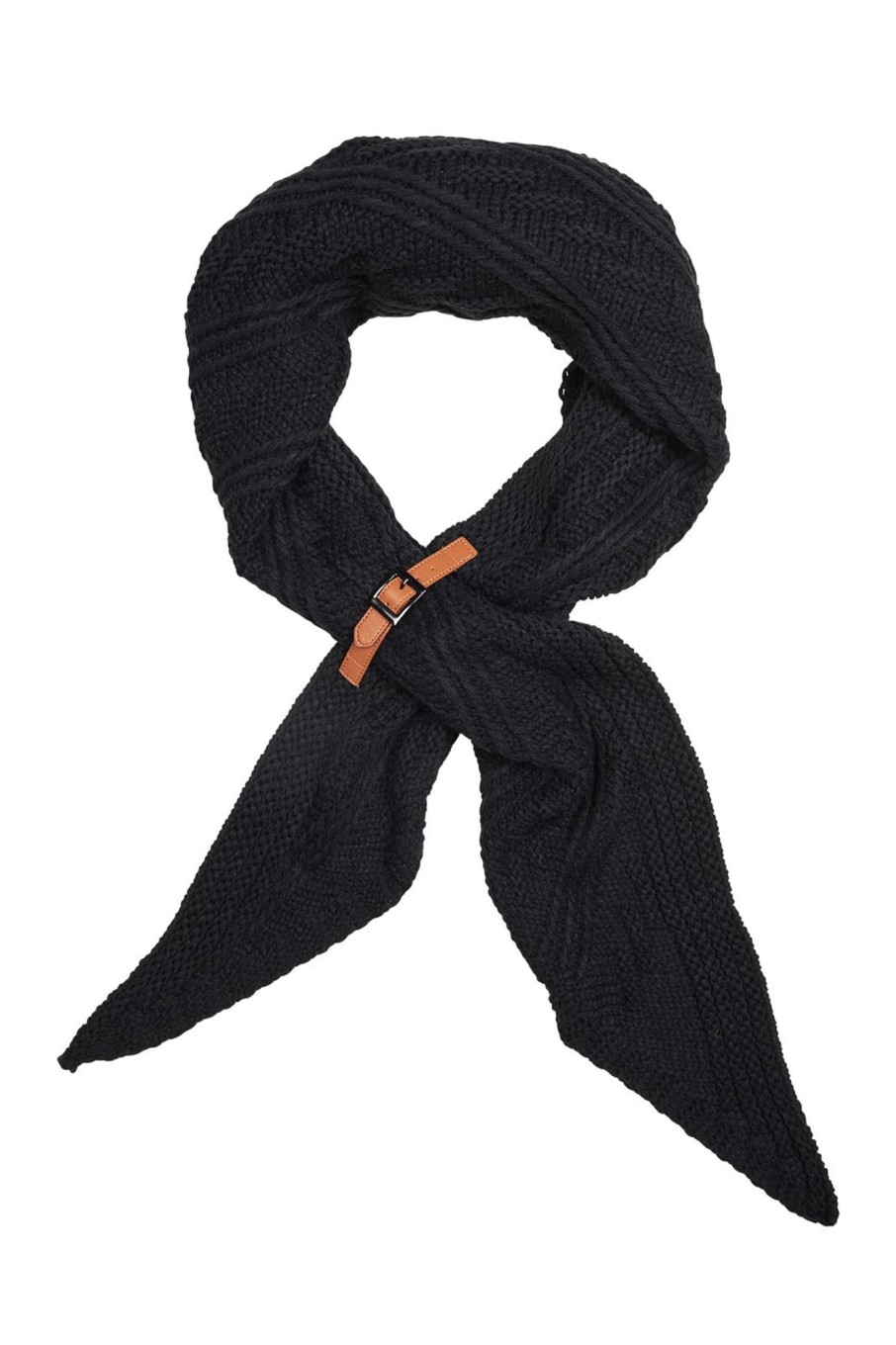 Accessories eb&ive | Sepia Cable Scarf - Ebony