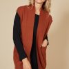 Clothing eb&ive Knits | Kit Vest - Cinnamon